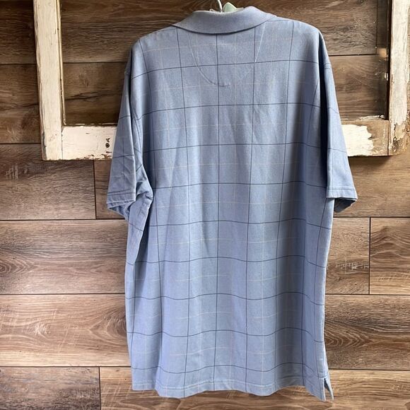 VanHeusen Mens Polo Shirt, Size Large, Blue - Picture 4 of 4